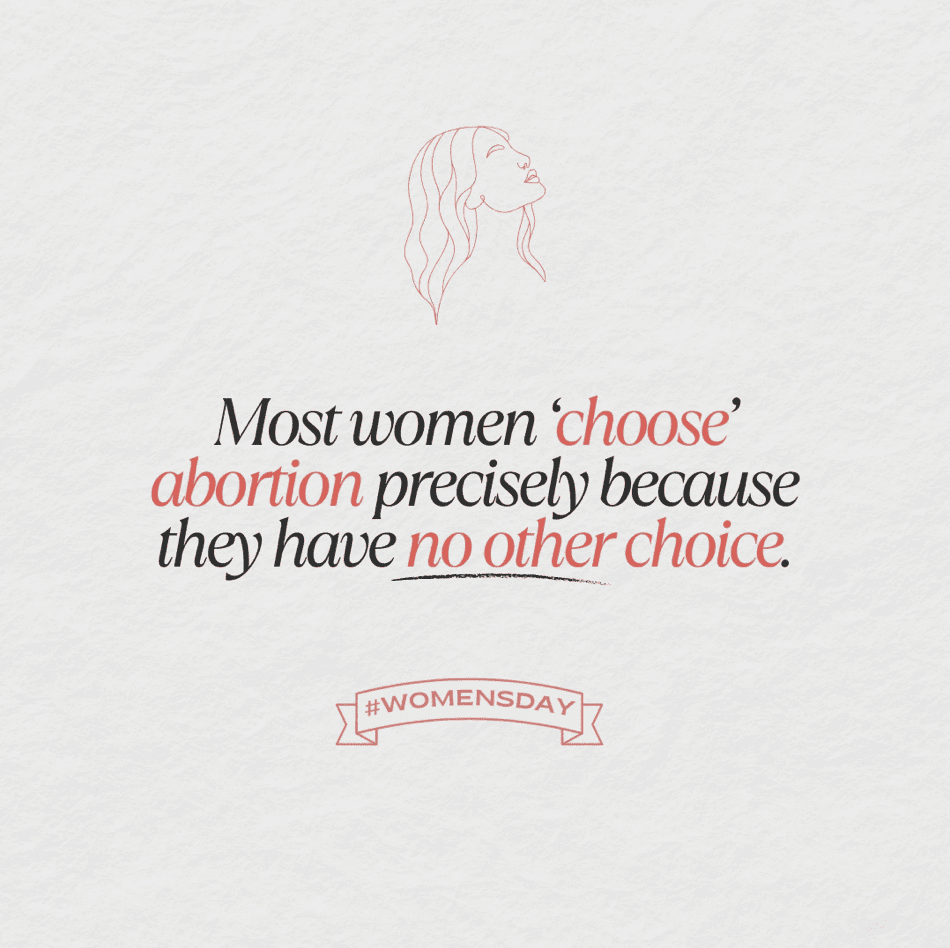 Quote about pro-choice vs pro-life women for people considering abortion pros and cons